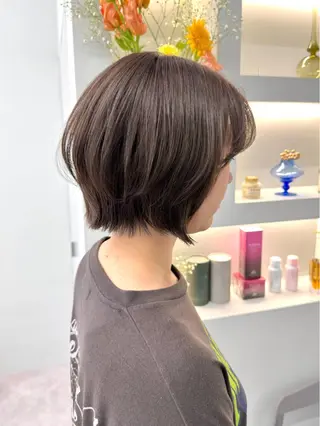 ショート カラー 挟間 直人のヘアスタイル