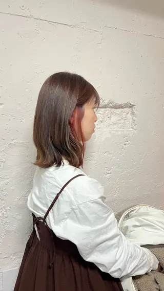 ミディアム カラー 🎀shell吉祥寺 ナオ🧸のヘアスタイル
