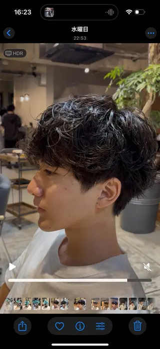 パーマ メンズ 縮毛矯正/大庭 亨仁 表参道のヘアスタイル