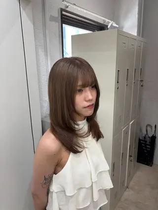 ロング カラー Core茶屋町 HINATAのヘアスタイル
