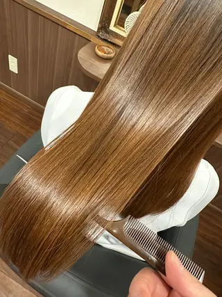 セミロング 名古屋栄の髪質改善 トリートメント/清田のヘアスタイル