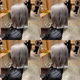 ミディアム カラー レイヤー×艶髪特化 マネージャー安藤光司のヘアスタイル