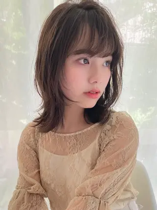 ミディアム カラー 過去一の柔髪ヘア 🌿einshairのヘアスタイル