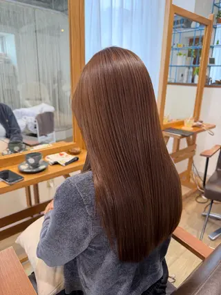 ロング RENA|透明感 カラー×癒しスパのヘアスタイル