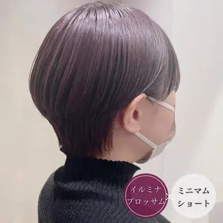 ショート カラー アンブレラカラー💫 フェイスフレーミングのヘアスタイル