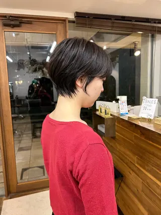 ショート 透明感カラー/ボブ/ meruのヘアスタイル