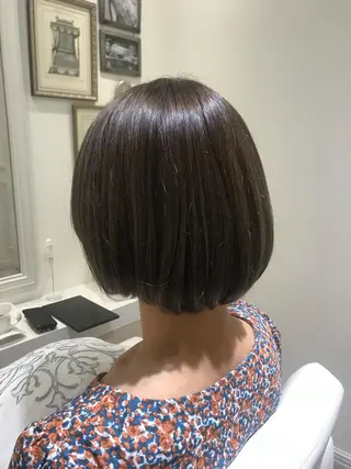 ショート ウフ 長瀬のヘアスタイル