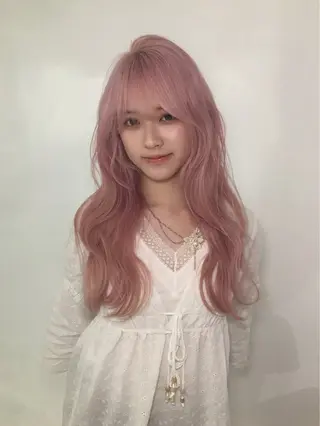 ロング カラー Hanaka🪷 ニュアンス×レイヤーのヘアスタイル