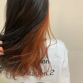 ロング カラー ダブルカラー/韓国風 🇰🇷RYUKIのヘアスタイル