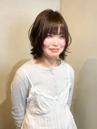 ショート Aya/四条烏丸/ インナーカラーのヘアスタイル