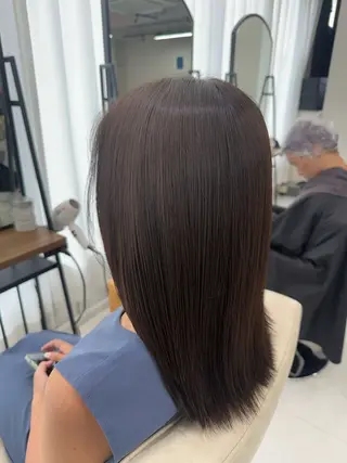 セミロング 上原 帆央のヘアスタイル