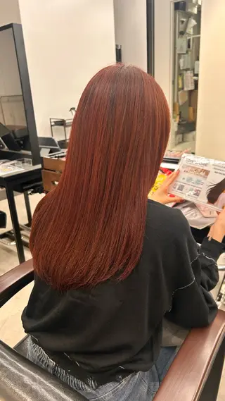 セミロング ボブ/暖色カラー 🎧 kei 🎀のヘアスタイル