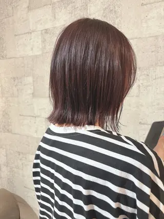 ミディアム 菅野 凪紗のヘアスタイル