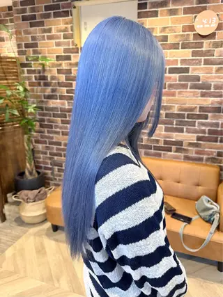 ロング 艶髪/透け感カラー /RYOのヘアスタイル