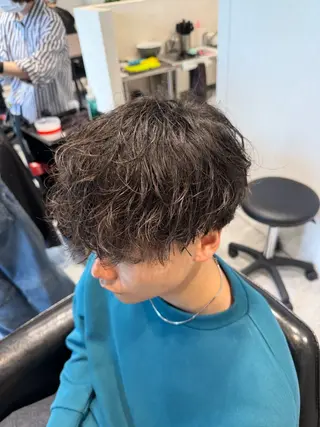 メンズ メンズ縮毛矯正 細谷碧海のヘアスタイル