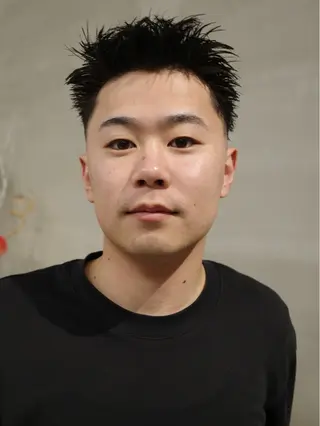 ショート メンズ 西宮北口パーマ 鮫島竜海のヘアスタイル