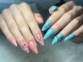 ネイル AURA NAIL 上前津のネイルデザイン