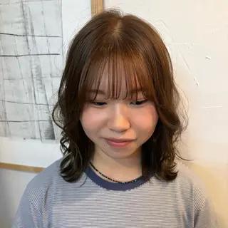 ミディアム カラー kii｜ ゆきな｜福岡美容室のヘアスタイル