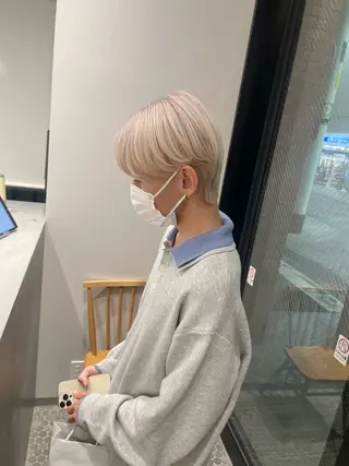 カラー メンズ SALOWIN熊本 YUTOのヘアスタイル