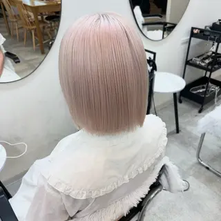 ショート カラー 渋谷🩶ハイトーン 🩶FUMUのヘアスタイル