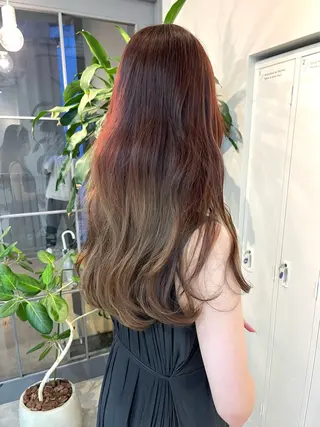 ロング カラー 神原 茉依🩰🪩のヘアスタイル