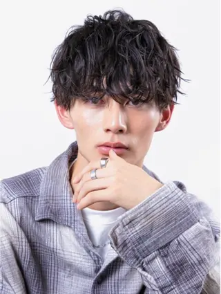 ショート パーマ メンズ メンズカットモデル 募集中✂️けいすけのヘアスタイル