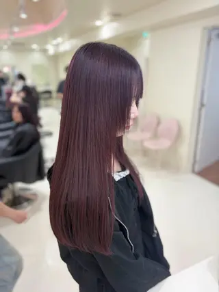 カラー ベージュ・ラベンダー カラー🎀りりのヘアスタイル