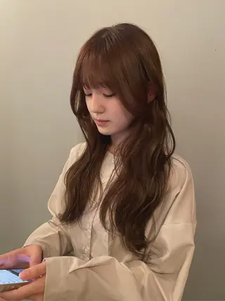 ロング 小顔カット 🌿リョウカのヘアスタイル