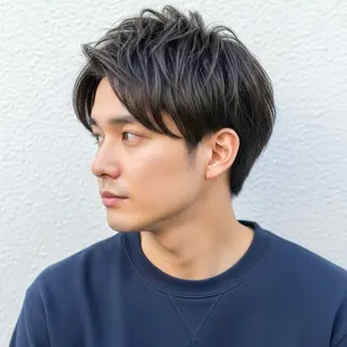 ショート カラー パーマ メンズ 🎸下北沢メンズ 人気◎🎸工藤達哉のヘアスタイル