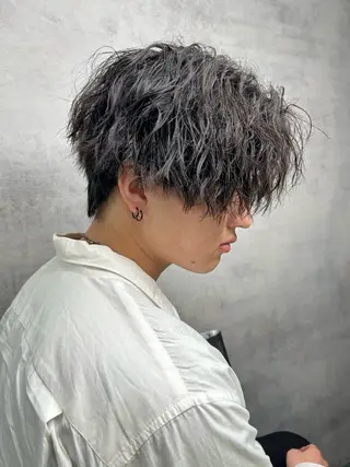 パーマ メンズ 静岡 / 毛流れ特化 /下居真大のヘアスタイル