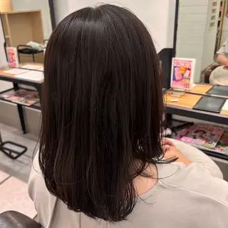 ミディアム 草津駅前/髪質改善 カラー/岩本遥加のヘアスタイル