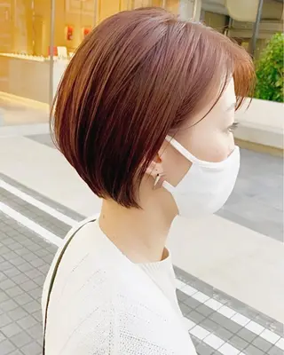 ショート カラー 大人女性ショート専門 tomodaのヘアスタイル