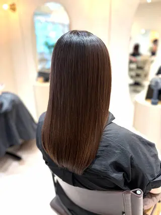 ロング カラー 菅原 渚のヘアスタイル