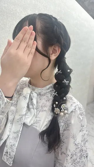 ロング ヘアアレンジ 韓国/アイドルヘア 🎀みづきのヘアスタイル