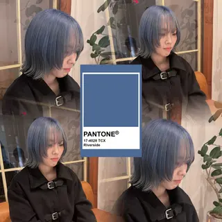 ショート カラー MEGU/layer cut/透明感カラーのヘアスタイル