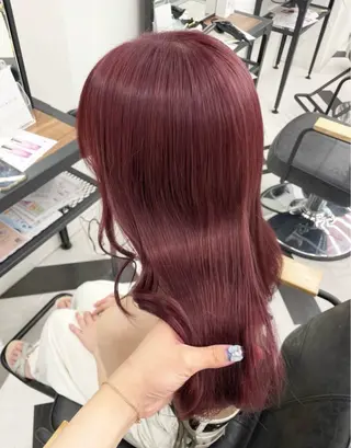 ロング カラー パーマ ヘアアレンジ メンズ mona/ ストレートスタイル✨のヘアスタイル