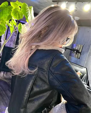 ロング メンズ縮毛矯正 🎖アジマ リョオのヘアスタイル
