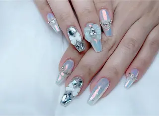 ネイル M🌷nail 長さだし専門店のネイルデザイン