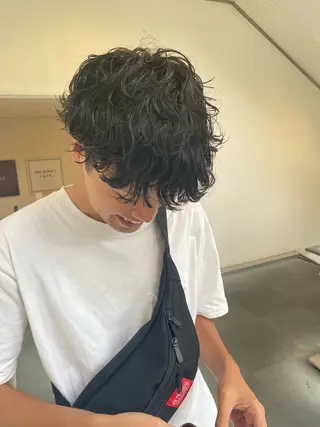 パーマ メンズ LUVISM新潟🎀 透明感カラー/ミユのヘアスタイル