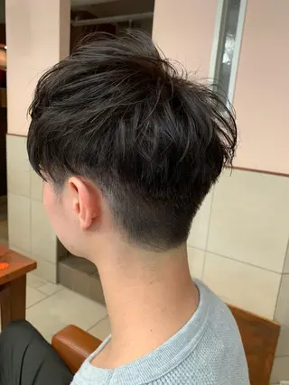 ショート カラー パーマ 加藤 綾華のヘアスタイル