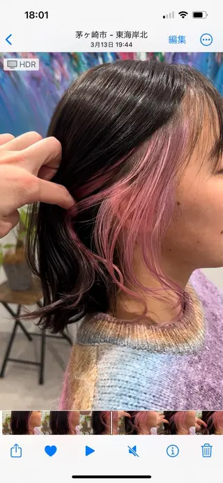 カラー リベイルけんた モデル募集のヘアスタイル