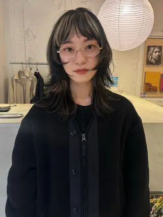セミロング カラー 村上雅人 ナチュラルモードのヘアスタイル