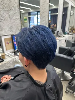 ショート カラー メンズ 🪐LANDS🪐 福垣 海也のヘアスタイル