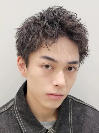 パーマ メンズ fifth天神 パーマ特化/石橋航海のヘアスタイル