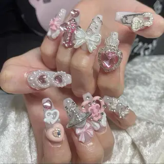 ネイル Lee Nails チップ長さだし専門店のネイルデザイン