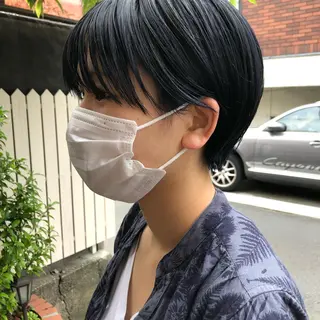 ショート カラー eri kinjoのヘアスタイル