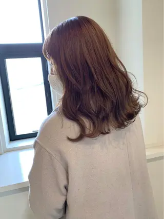 ミディアム 清水 亮太／赤み消しカラーのヘアスタイル