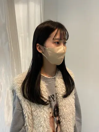ロング まつ あみのヘアスタイル