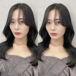 セミロング カラー 🤎透明感カラー/ suguru🤍のヘアスタイル