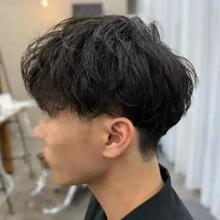 パーマ メンズ 楓🍁毛流れ /無造作のヘアスタイル